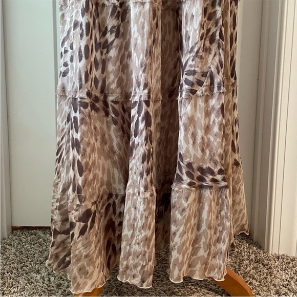 Vintage Jones NY Layered Tiered Slip Maxi Dress Size 4 - Picture 3 of 15